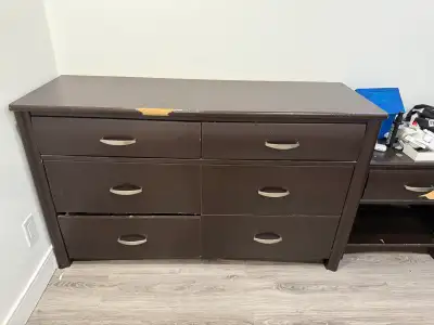 dresser 6 drawer wood , View more