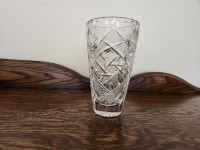 Grand vase exquis en cristal pinwheel