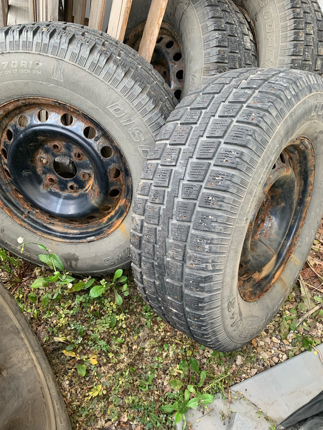 studded winter tires and rims in Tires & Rims in Fort McMurray