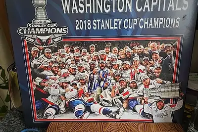 Washington capitals Alex Ovechkin autographed print , View more