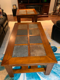 Coffee table with End tables