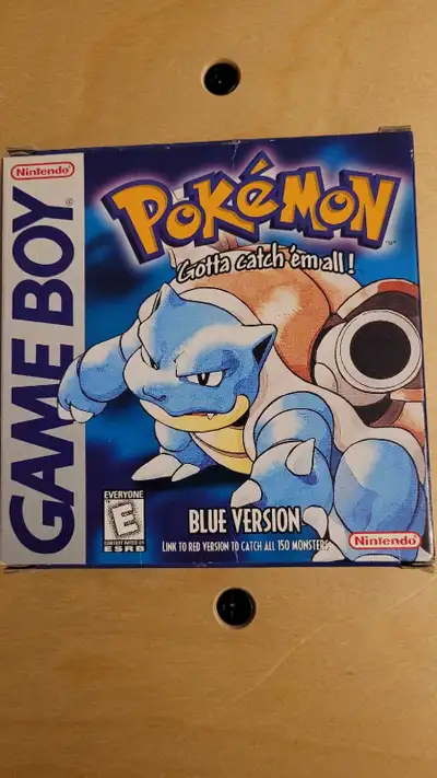 Pokémon Blue (Second Print) - Gameboy - Box +Cartridge , View more