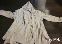Women's size M-L hooded cardigan (new with tag)