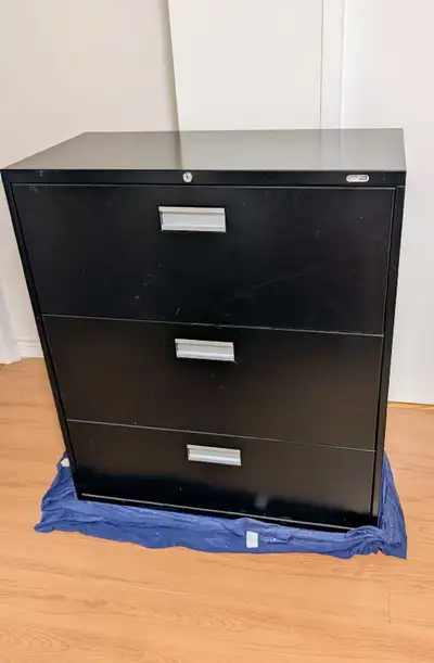 3-Drawer Filing Cabinet (Staples Lateral Filing Cabinet) , View more