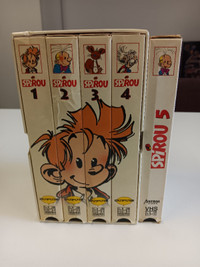 VHS : Les aventures de Spirou, Volumes 1 à 5