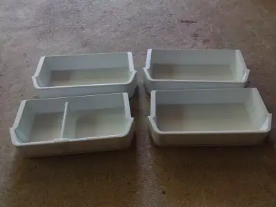 4 Refrigerator Door Bins / Shelves fit Kenmore, Frigidaire, etc, View more