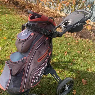 Golf Cart and Bag, View more