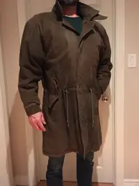 Men’s  suede leather winter coat