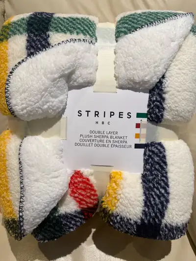 Hudson Bay Sherpa Blanket, View more
