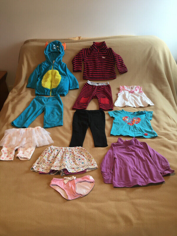 vêtements pour bébé  fille 18 mois pour différentes saisons dans Articles multiples  à Longueuil/Rive Sud - Image 2