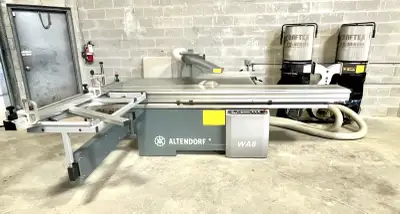 Altendorf WA8 10’ Sliding Table Saw – Excellent Condition, View more