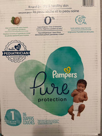 Unopened Pampers Pure Protection Size 1