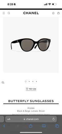 New Chanel Butterfly Sunglasses