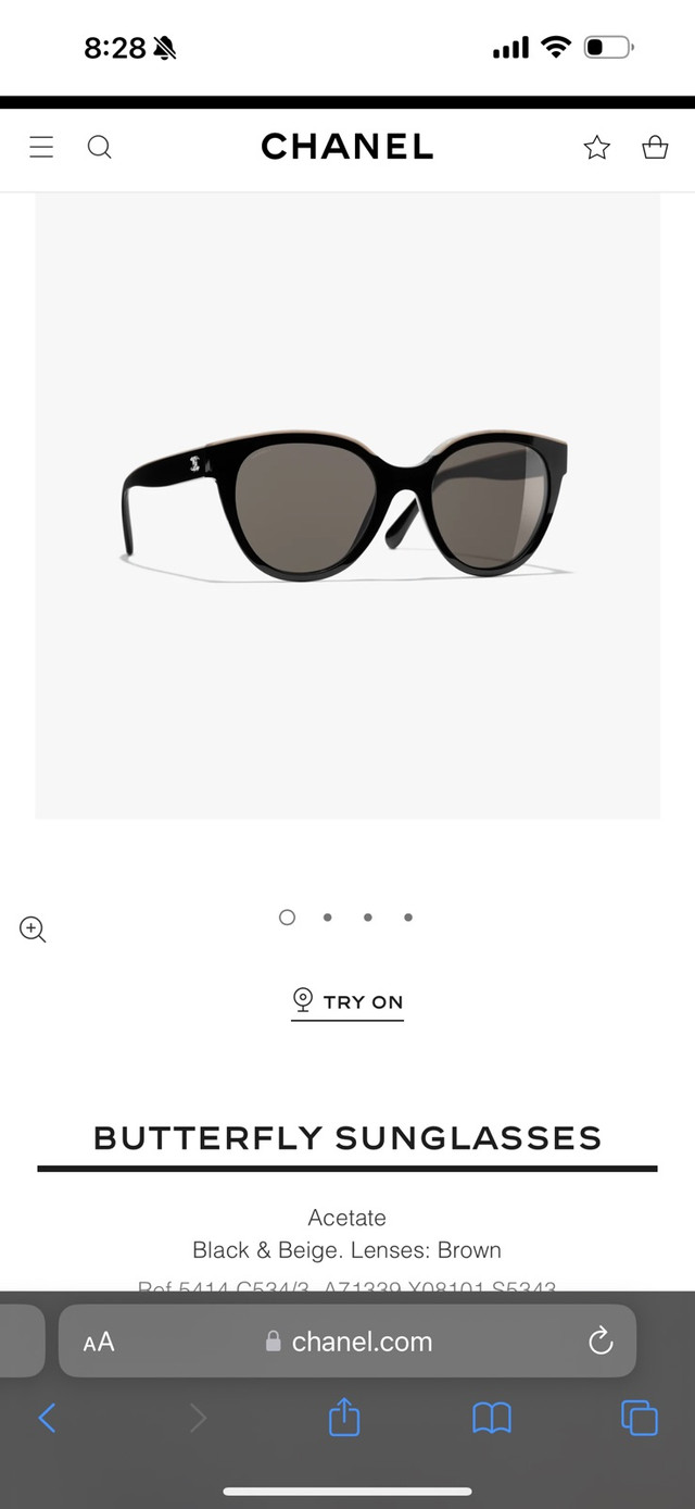 New Chanel Butterfly Sunglasses in Women's - Other in Kitchener / Waterloo