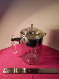 Vintage Pyrex Flameware Coffee Pot Percolator