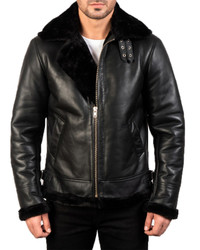 Brand new Black bomber Real leather Jacket