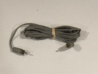Speaker cable with RCA jacks 12 feet long