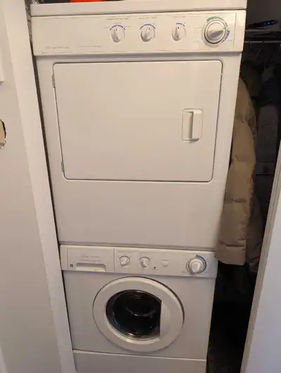 Stack washer and dryer, View more