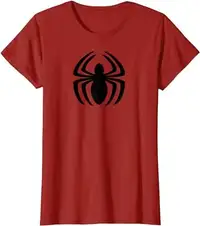 Marvel Ultimate Spider-Man Iconic Chest Logo T-Shirt Women SZ S