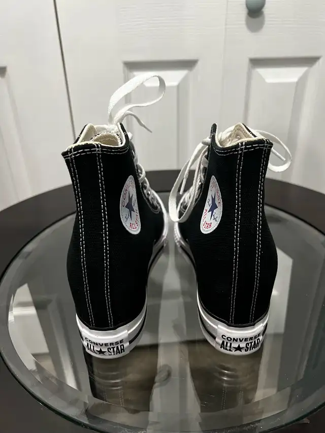 Converse All Star High Tops Women's 7 Sneaker Black NEW in Women's - Shoes in Cape Breton - Image 5