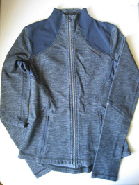 Lululemon Forme Jacket Size 6 Slub Denim Inkwell