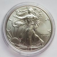 USA US 1 Dollar ($1) American Eagle Silver 999 Bullion Coin