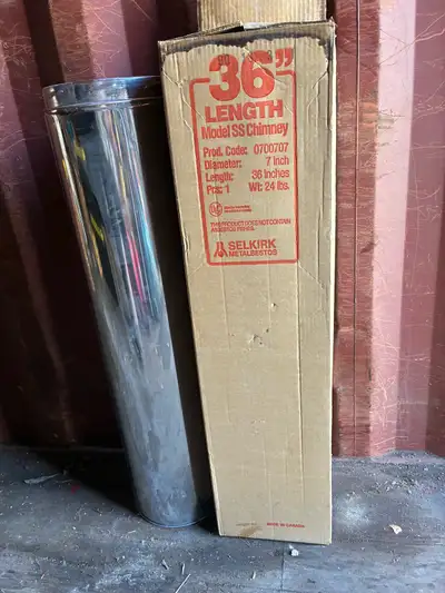 New Selkirk Stainless Steel Double Insulated Chimney Pipe, View more