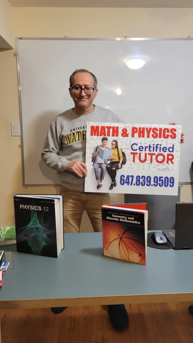 Math Physics Certified Tutor Richmond Hill Vaughan Markham63007357710339121