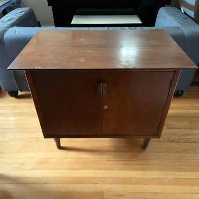 Mid-Century Modern Wood Cabinet, View more
