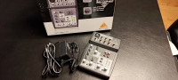 Behringer Xenyx 502 5 input 2 output Mixer complete in box