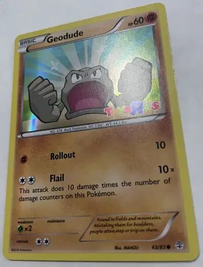Pokemon Geodude 43/83 Toys R Us Stamped Holo! , View more