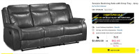 New reclining sofa