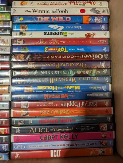 65+ Disney DVD's, View more