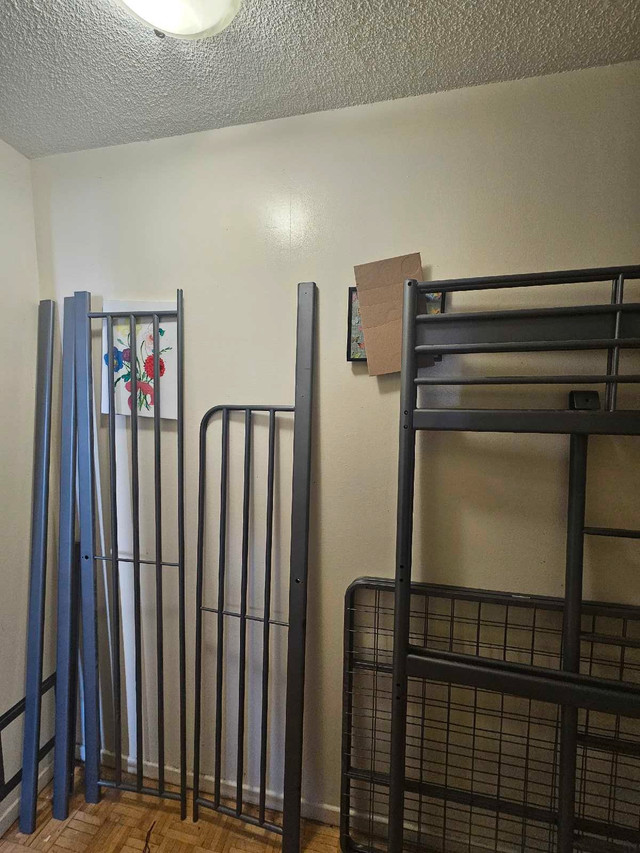 Metal loft bed for sale  in Beds & Mattresses in Ottawa - Image 2