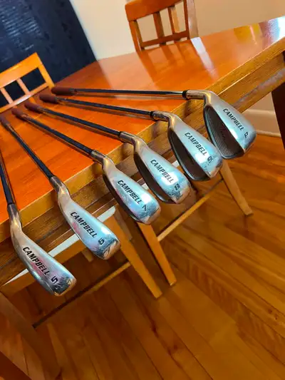 GOLF IRONS:  LEFT HANDED 5, 6, 7, 8, 9, PITCHING WEDGE, View more