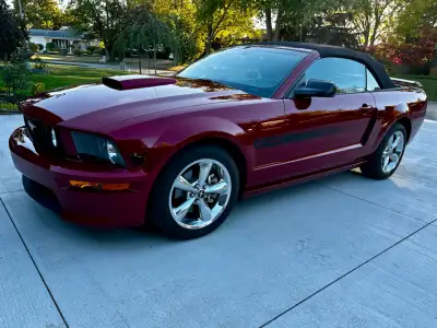 Recently released from a Collector's Group and seldom driven. 2008 Mustang GT Convertible California...