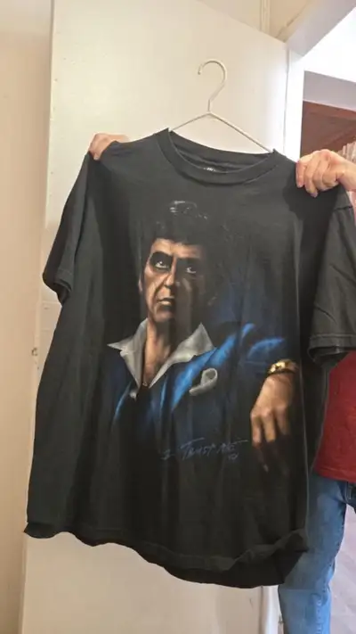Mans Vintage XXL Scarface I Trust Me T Shirt, View more