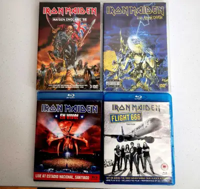 Iron Maiden Live Dvd and Bluray , View more