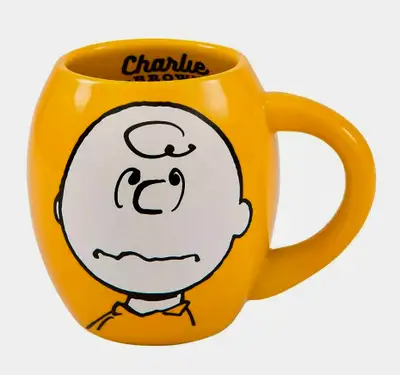 Peanuts Charlie Brown 18 oz. Oval Ceramic Mug - NEW!!, View more