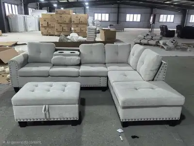 Big Sectional Sofa Offer - Free Delivery Available, View more