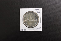 1953 Canada 1 Silver Dollar Coin