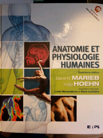 Anatomie et physiologie humaines 4e édition E. Marieb & K. Hoehn dans Manuels  à Ville de Montréal