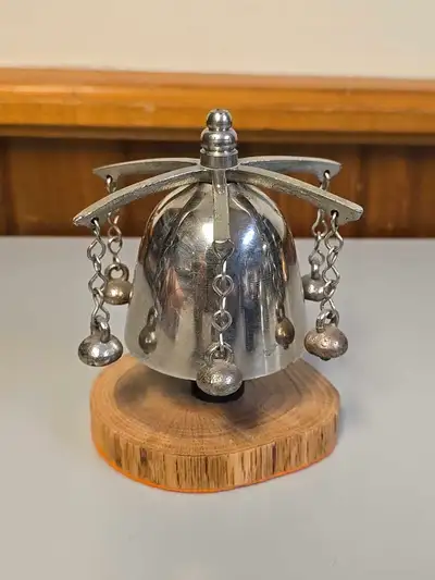 1930s RARE UNIQUE  Bell Service Hotel Bell  5x5x5 Inch Brass ste, View more