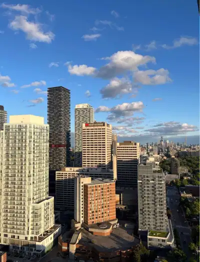 Apartment Fully Furniture for Rent in Downtown Toronto Include Hidro, water, fully furniture , ready...