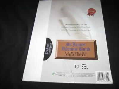 St. James Presentation Envelopes-new and sealed pack, View more