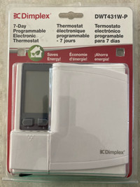 Brand new - Programmable electric thermostat