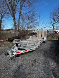 Galvanized equipment trailer 