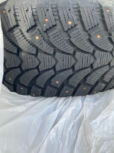I have 4 studded winter tires on rims for sale for $500. Lots of life left in them. They are 235/55...