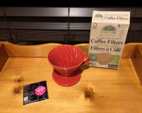 HARIO  COFFEE DRIPPER -CERAMIC (NOT PLASTIC)