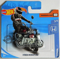 Hot Wheels 1/64 Honda Monkey Z50 Diecast Bikes $5-$10